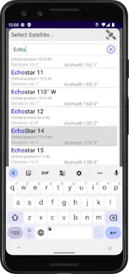 Satellite Finder android App screenshot 2